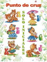 Solo iniciales en Punto de Cruz